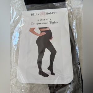 Belly Bandit Black Maternity Tights